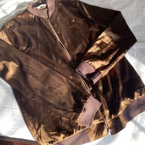 Brown Silky Jacket